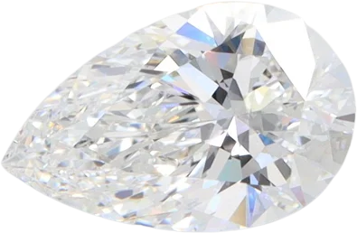 1.57 Carat E VVS2 Pear Lab Diamond