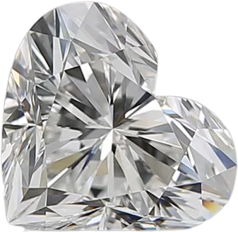 1.71 Carat F VVS1 Heart Natural Diamond