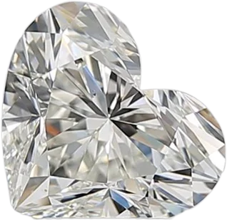 1.71 Carat I VS1 Heart Natural Diamond