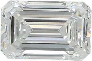 1.73 Carat E VVS2 Emerald Lab Diamond