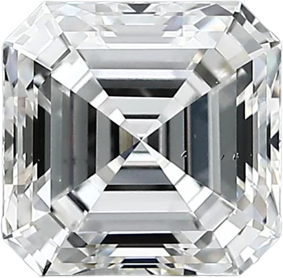 1.92 Carat F VS2 Asscher Lab Diamond