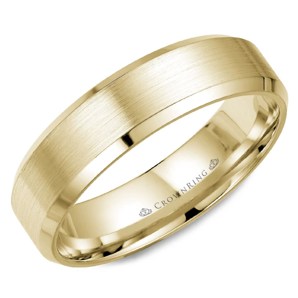 18K Yellow Gold 6mm Band