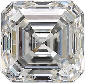 2.01 Carat G SI1 Asscher Natural Diamond