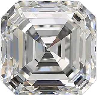 2.01 Carat G VS2 Asscher Natural Diamond