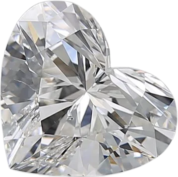 2.01 Carat E SI1 Heart Natural Diamond