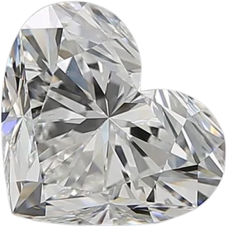 2.02 Carat F VS2 Heart Natural Diamond