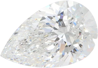 2.11 Carat D VVS2 Pear Lab Diamond