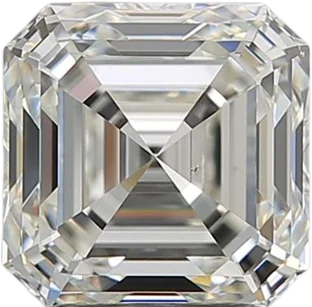 2.21 Carat J VS2 Asscher Natural Diamond