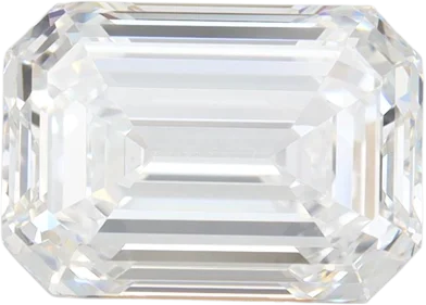 2.96 Carat D VVS1 Emerald Lab Diamond