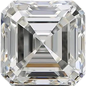 3.01 Carat I VVS1 Asscher Natural Diamond