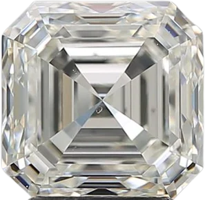 3.01 Carat J SI1 Asscher Natural Diamond