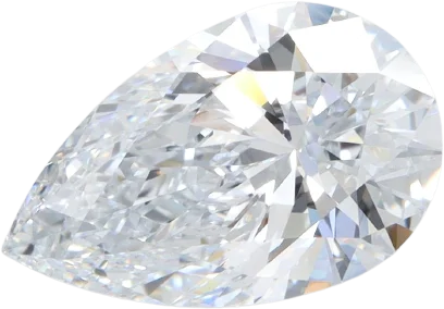 3.06 Carat F VVS1 Pear Lab Diamond