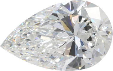 3.11 Carat E VVS2 Pear Lab Diamond