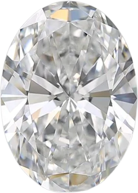 3.21 Carat D VVS1 Oval Natural Diamond