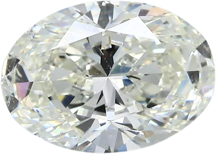 3.5 Carat K SI1 Oval Natural Diamond