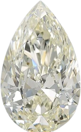 3.53 Carat K VS2 Pear Natural Diamond