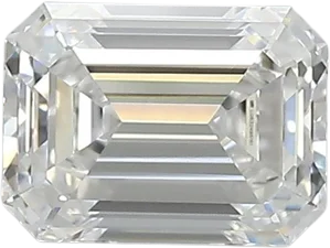 4.25 Carat F VVS2 Emerald Lab Diamond