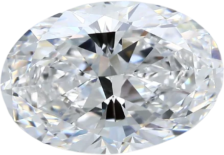 5.01 Carat E IF Oval Natural Diamond