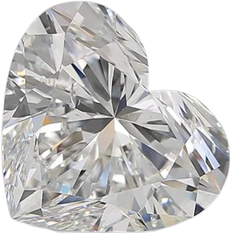 5.1 Carat F SI2 Heart Natural Diamond