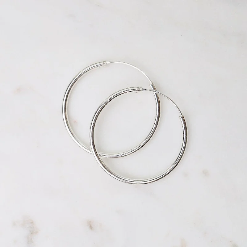 40mm Eternity Hoops