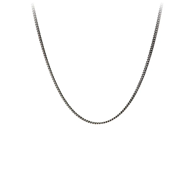 18" Sterling Silver Fine Curb Chain