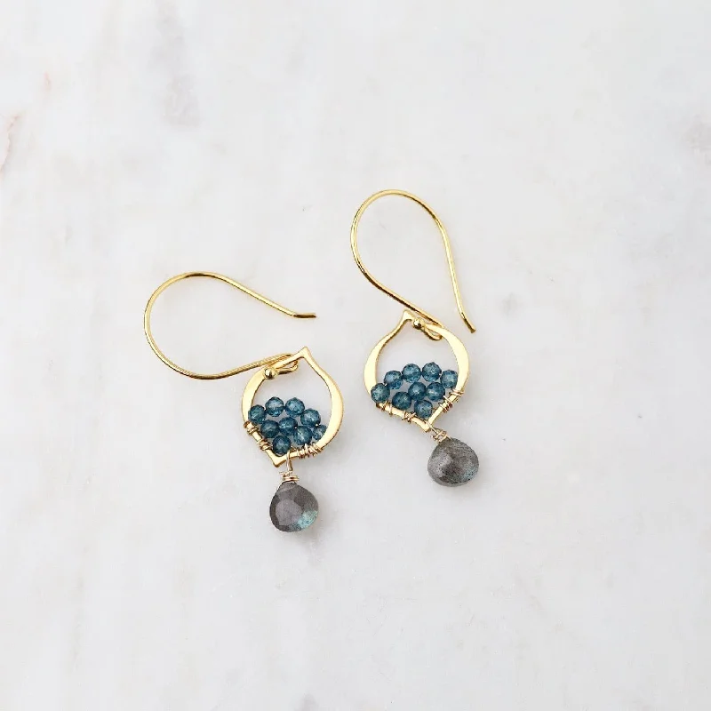 Tiny Gold Fill Arabesque Earring