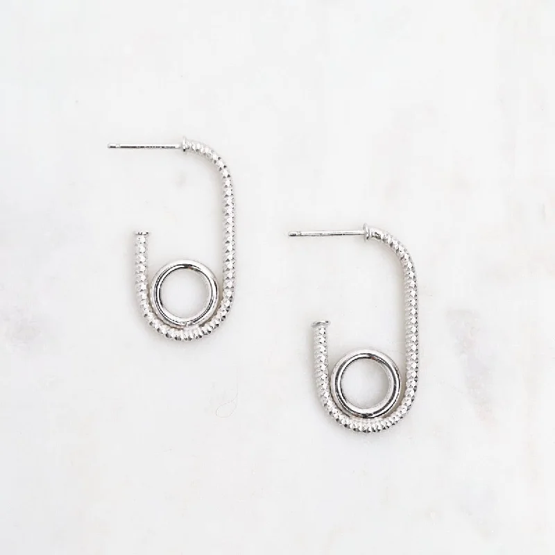 Pipe Hoop Earrings