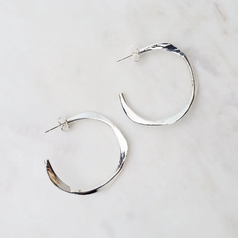 Large Abstract Flattened Curve Hoops