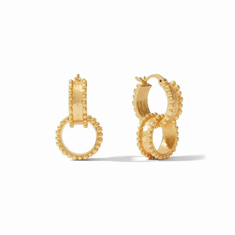 Marbella 2 in 1 Hoop Earrings