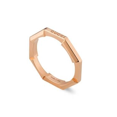 Gucci 18K Rose Gold Link to Love Ring