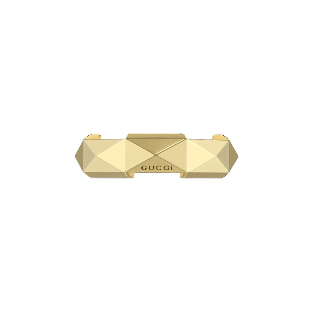 Gucci 18K Yellow Gold 6mm Link to Love Ring