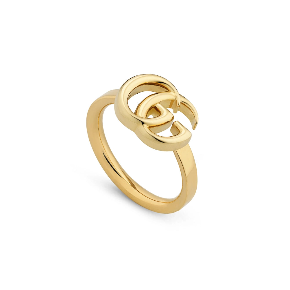 Gucci 18K Yellow Gold GG Running Ring