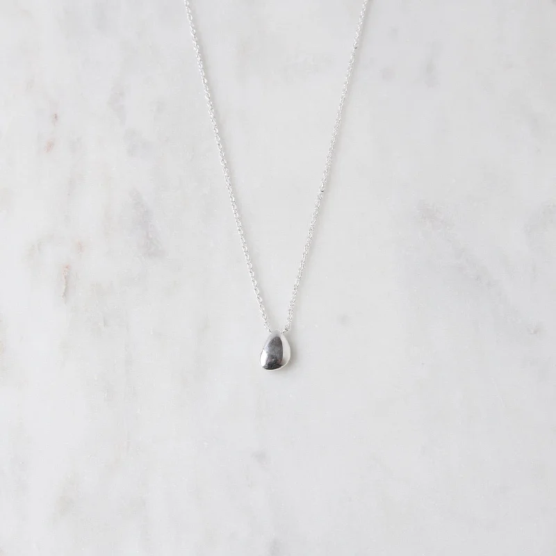 Sterling Silver Little Bean Necklace