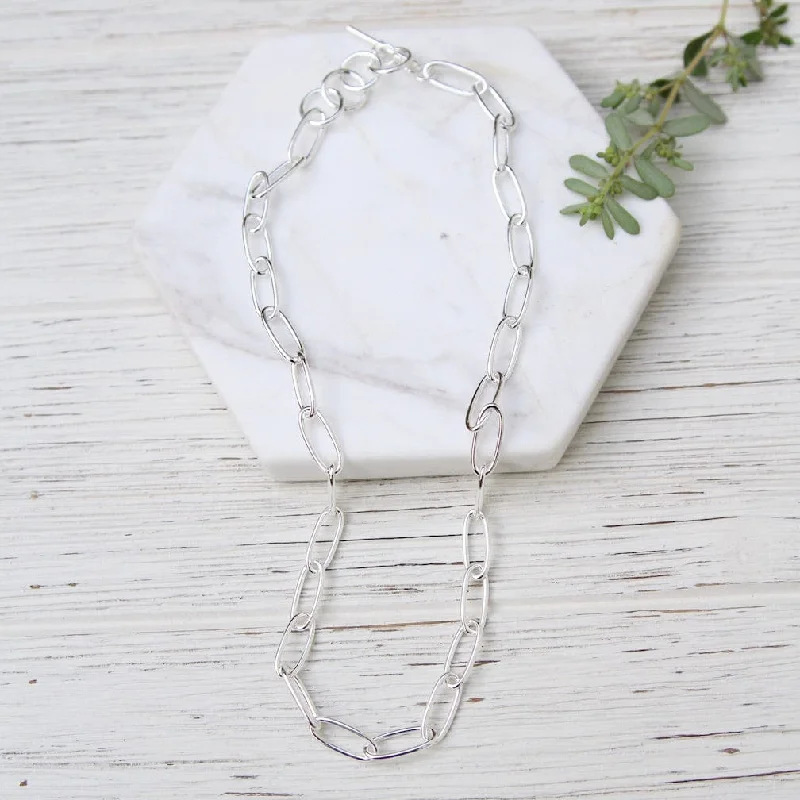 Sterling Silver Heavy Oval Link Chain