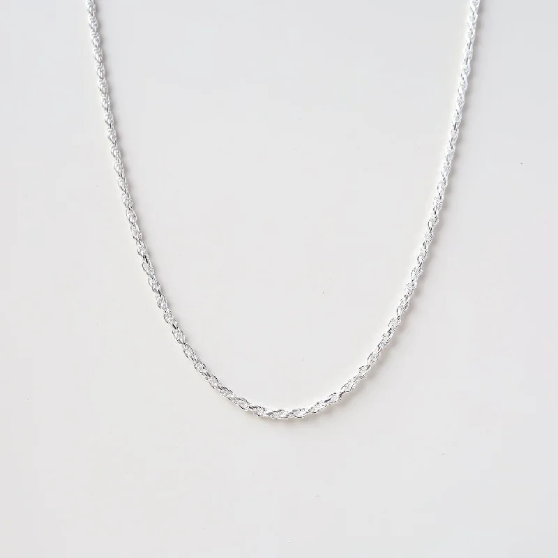 Sterling Silver Rope Chain (Thick) - 30"