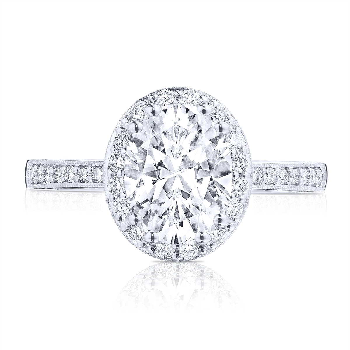 Tacori 14K White Gold Semi Mount Ring