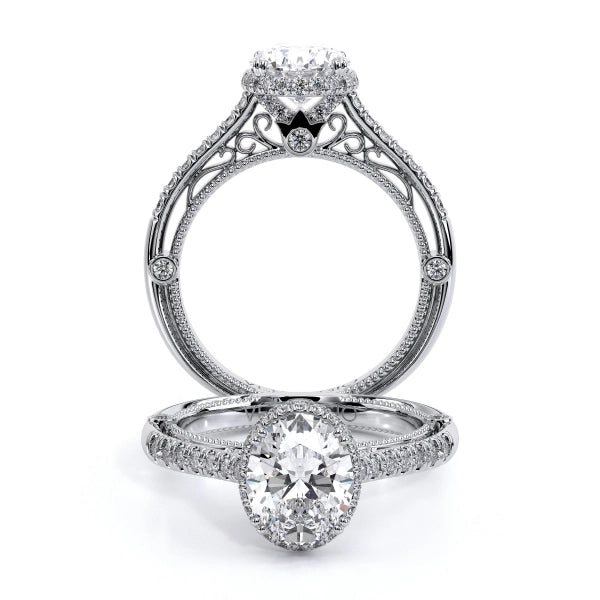 Verragio Venetian 18K White Gold Semi Mount Ring